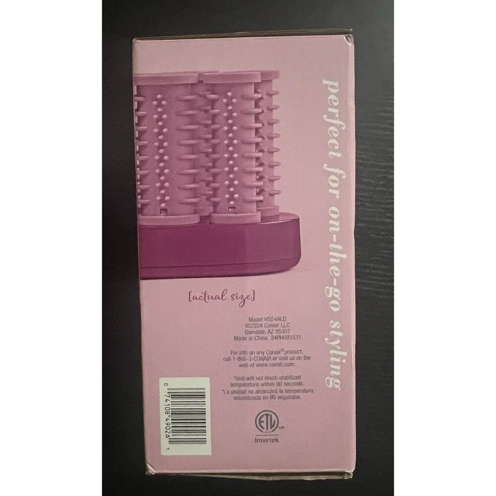 CONAIR Compact Hot Rollers Instant Heat Set of 10 On The Go Styling
